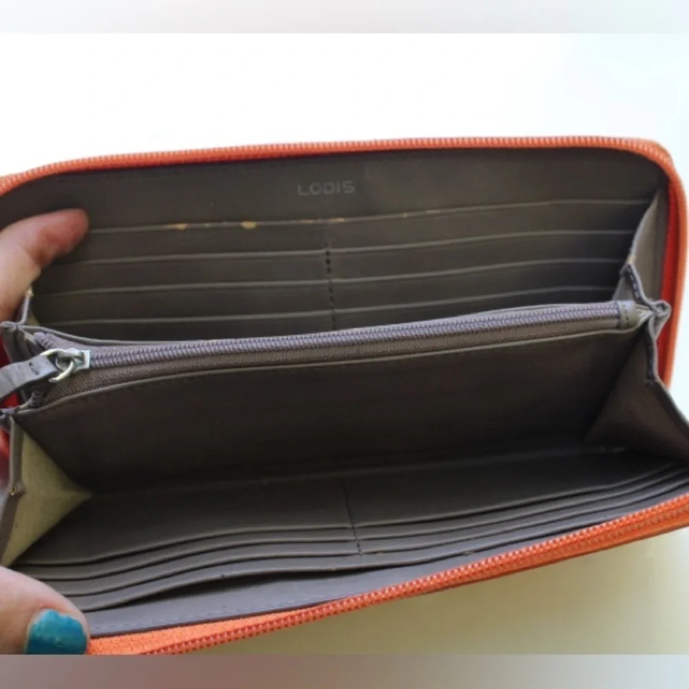 Lodis zip around wallet
